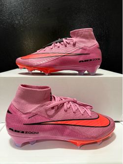 Nike Zoom Superfly 10 Elite FG Rust Pink Soccer Cleats FQ1454-600 Size 6.5M / 8W