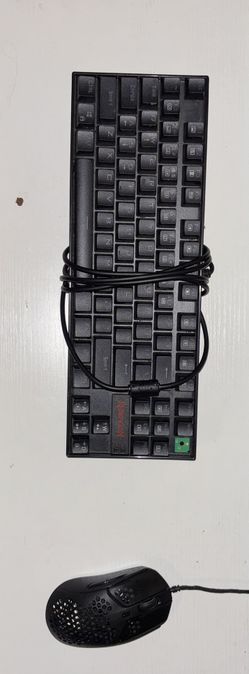 Red Dragon Keyboard And Hyper X Mouse