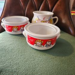Campbell's Soup Bowls Vintage 1998
