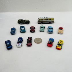 Galoob Micro-Machines And Nascar 1:14 Scale Lot Of 13