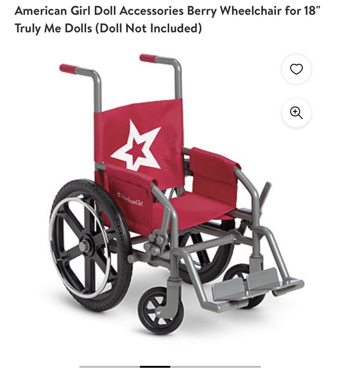 American Girl Berry Wheelchair for 18 inch 