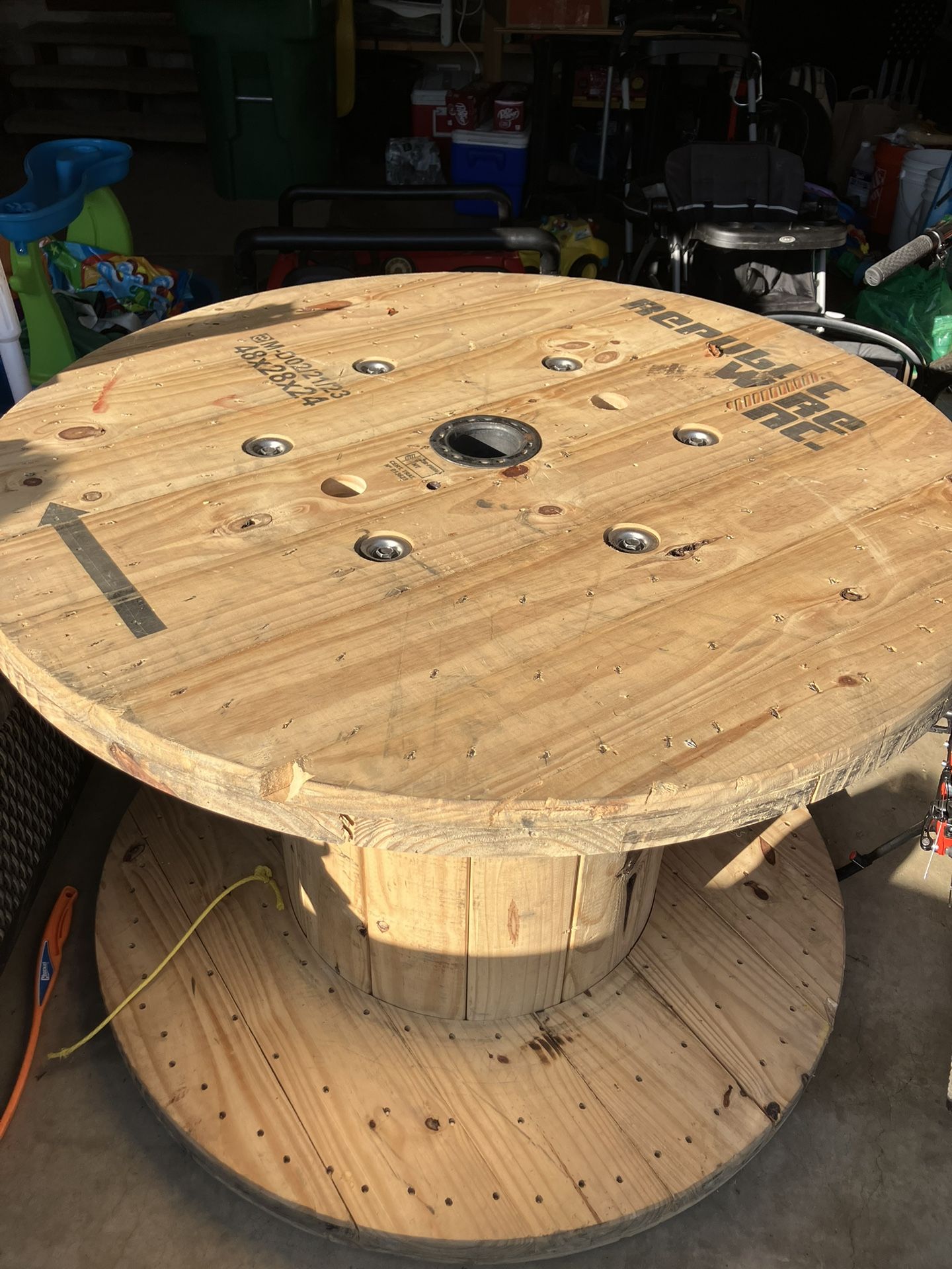 Handmade Spool Table
