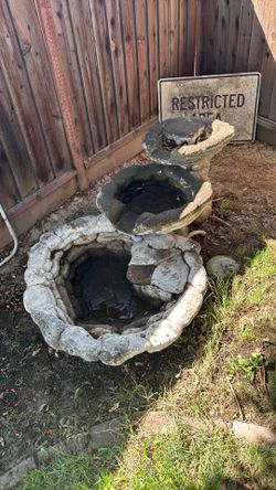 Three tier fountain