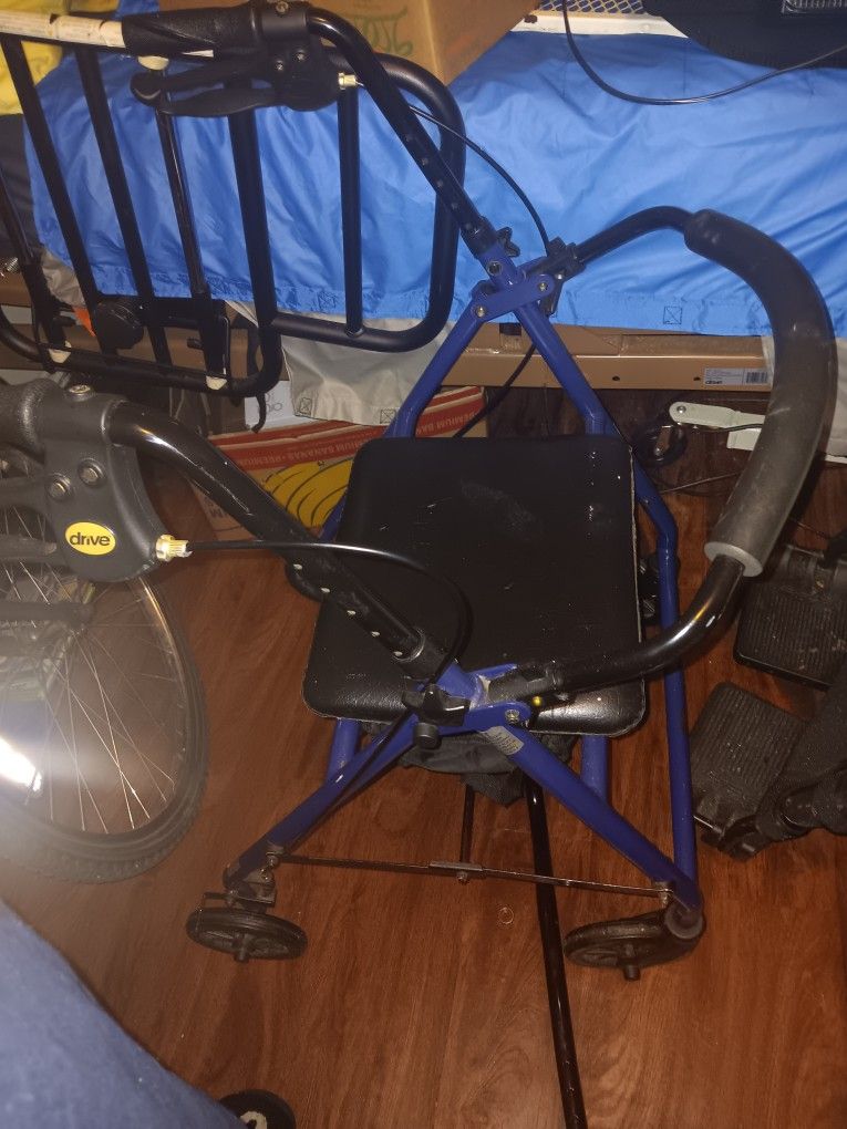 Drive Walker With Seat And Cubby 