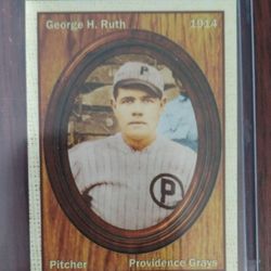 Baseball Cards Big League Babe Ruth