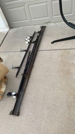 Bed frame rails