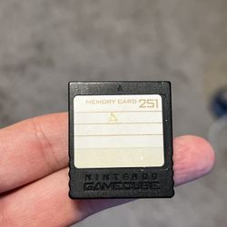 Nintendo gamecube memory card 251 block