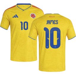 Men Adidas Colombia James Rodriguez #10 FIFA Soccer World Cup 2026