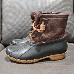 Like New, Sperry Child Saltwater Duck Boots