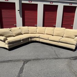 La-Z-Boy Roll Arm 3 Piece Sectional