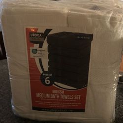 Bath Towels ( 6 Pack)