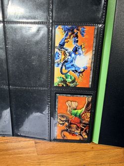 Large Skylanders Super Mario Nintendo Trading Card Collection Binder 100+ Cards