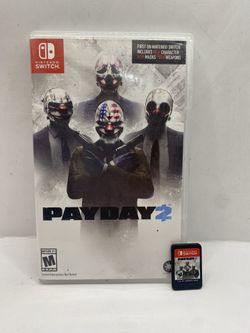 Payday 2 Nintendo Switch Complete CIB Tested Working Authentic Game