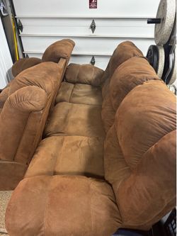 Couch and love seat