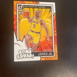 Bronny James Jr. Rookie 2024-25 Donruss Bomb Squad #14