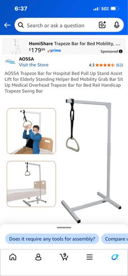AOSSA Trapeze Bar handicap
