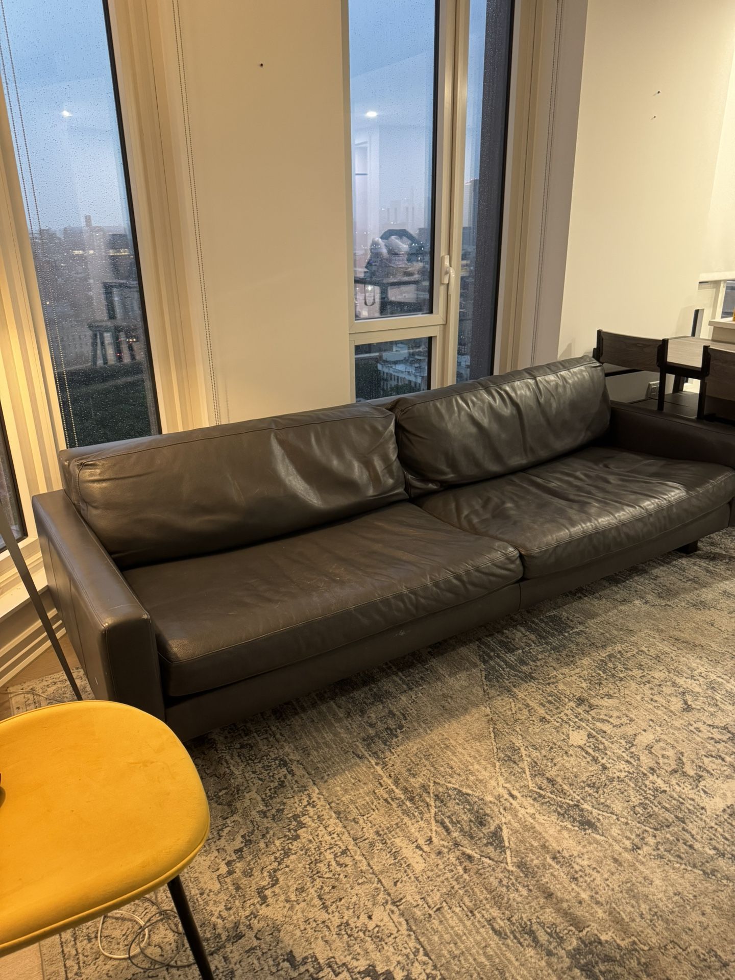 Room & Board Leather Couch