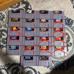 Super Nintendo SNES Games