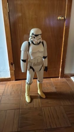 3 foot white storm trooper