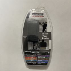 Wireless Gear LG5036 AC Rapid Charger Nokia/LG/Sanyo/HTC/Samsung/ Xtra Long Cord