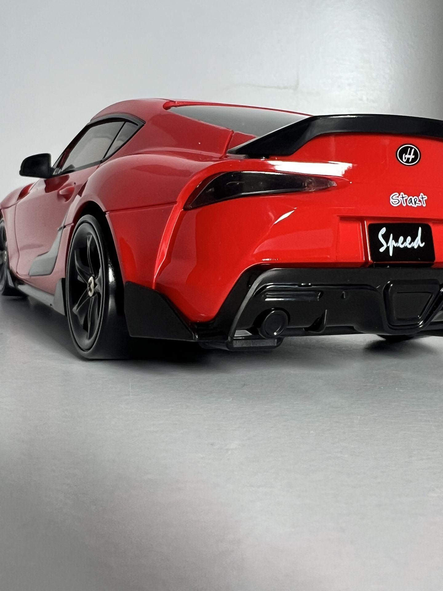 1:24 Red Toyota Supra Drift RC Car – LED Lights