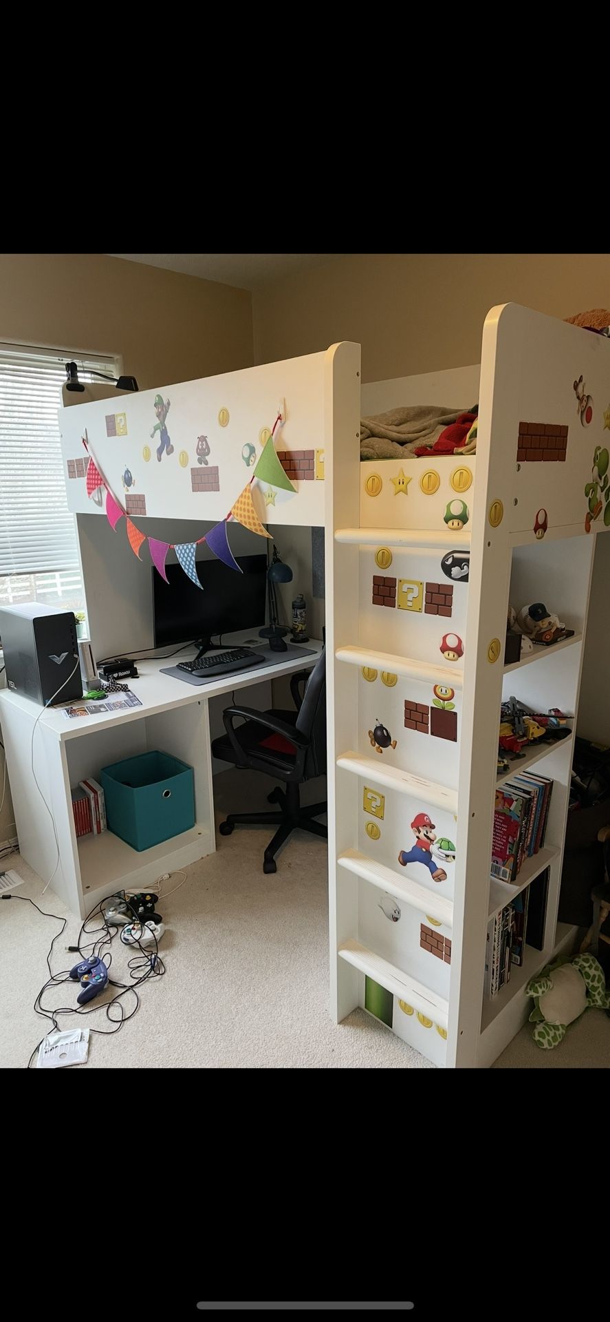 IKEA Bunk Bed Desk Combo