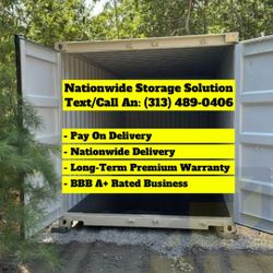 Nationwide Operated Used 20FT 40FT Shipping Container 