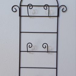 3 tier vertical wall display rack for collector plates 