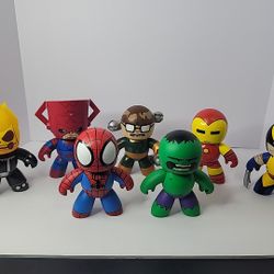 Mighty Muggs Lot of 7 Marvel Avengers