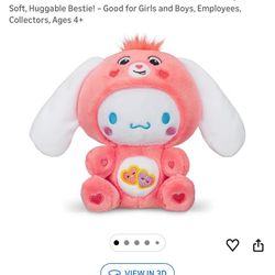 New Cinnamoroll Dressed as Care Bear