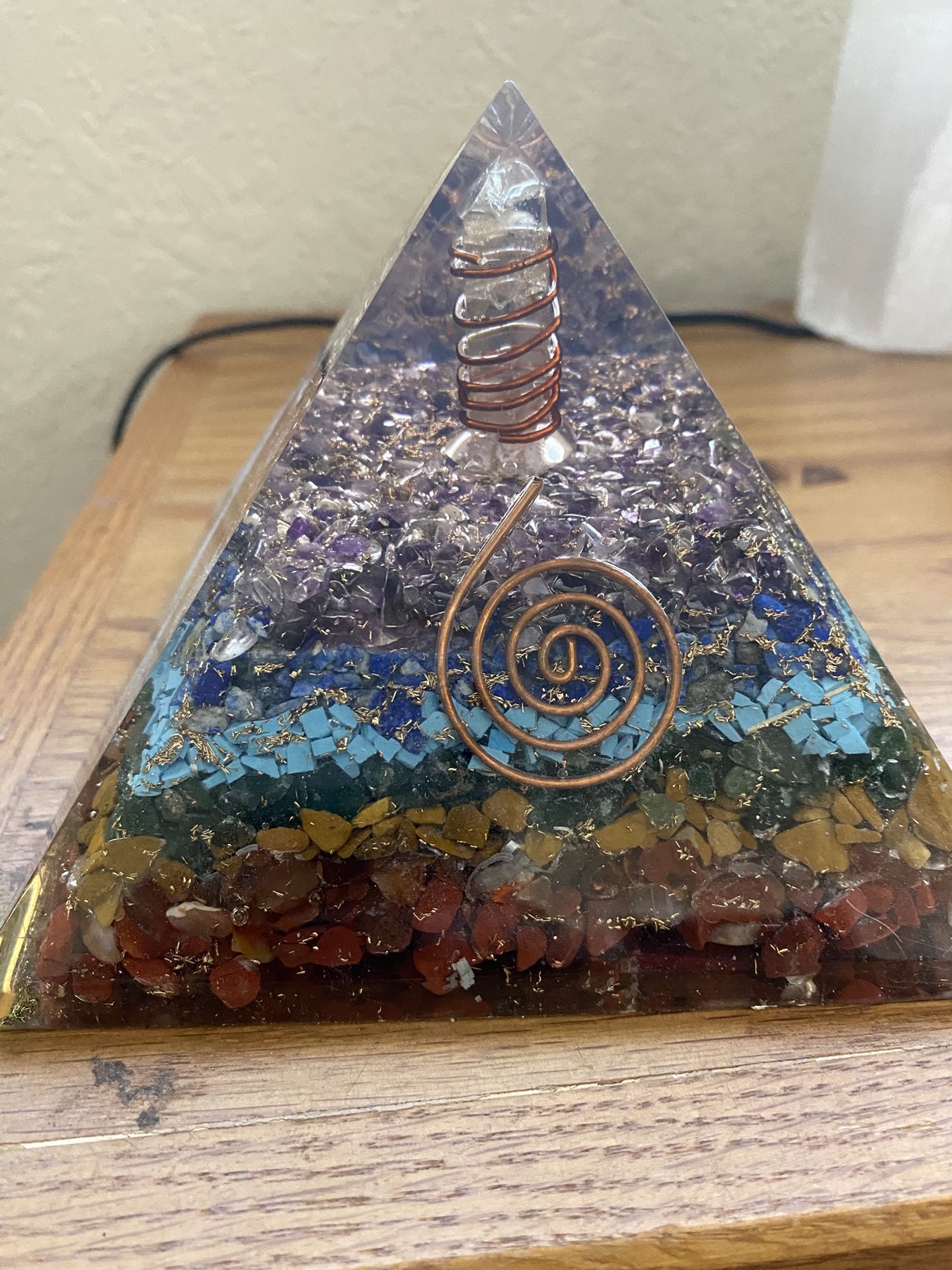 Acrylic Pyramid Décor Piece