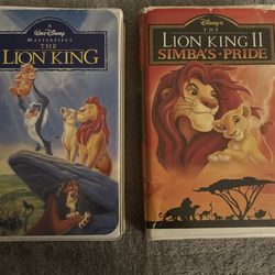 Lion king VHS Tapes bundle