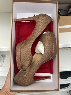 Christian Louboutin Open Toe Heels