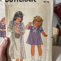 Vintage Butterick Pattern 
