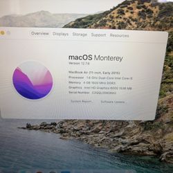 MacBook Air 11” 2015 