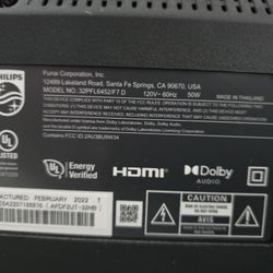 $60 Phillips 32 In Smart Tv