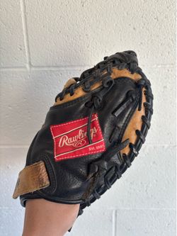 Rawlings RCM33TB Leather Catcher's Baseball Mitt Glove