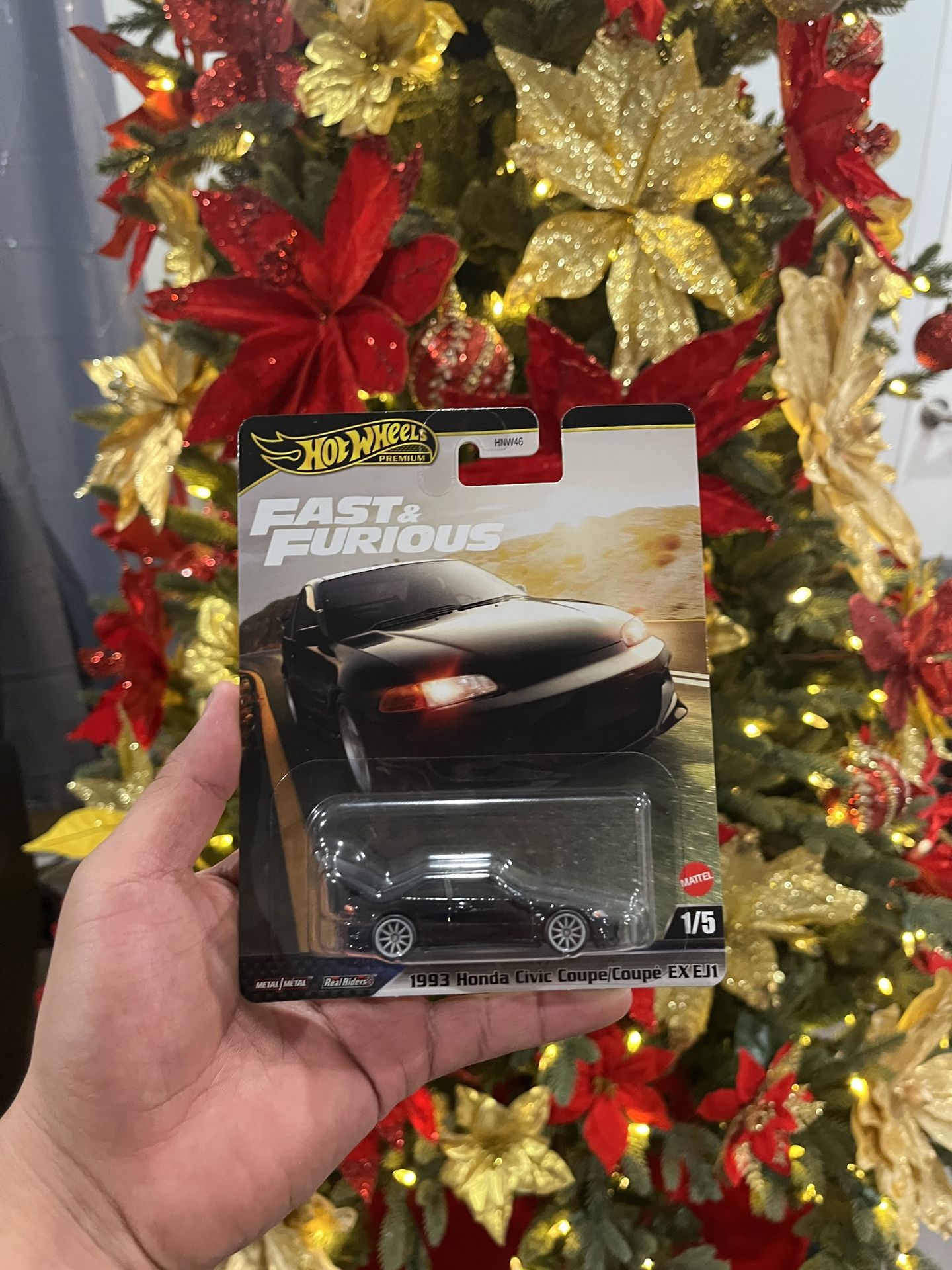 Hot Wheels 2025 Fast & Furious 1993 Honda Civic Coupe EX EJ1 Black