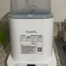 Papablic Bottle Washer Pro, Bottle Washer & Sterilizer & Dryer, 4-in-1 Bottle Washer Sanitizer for Bottles, Pump Parts, C-Section& Baby Essentials 
