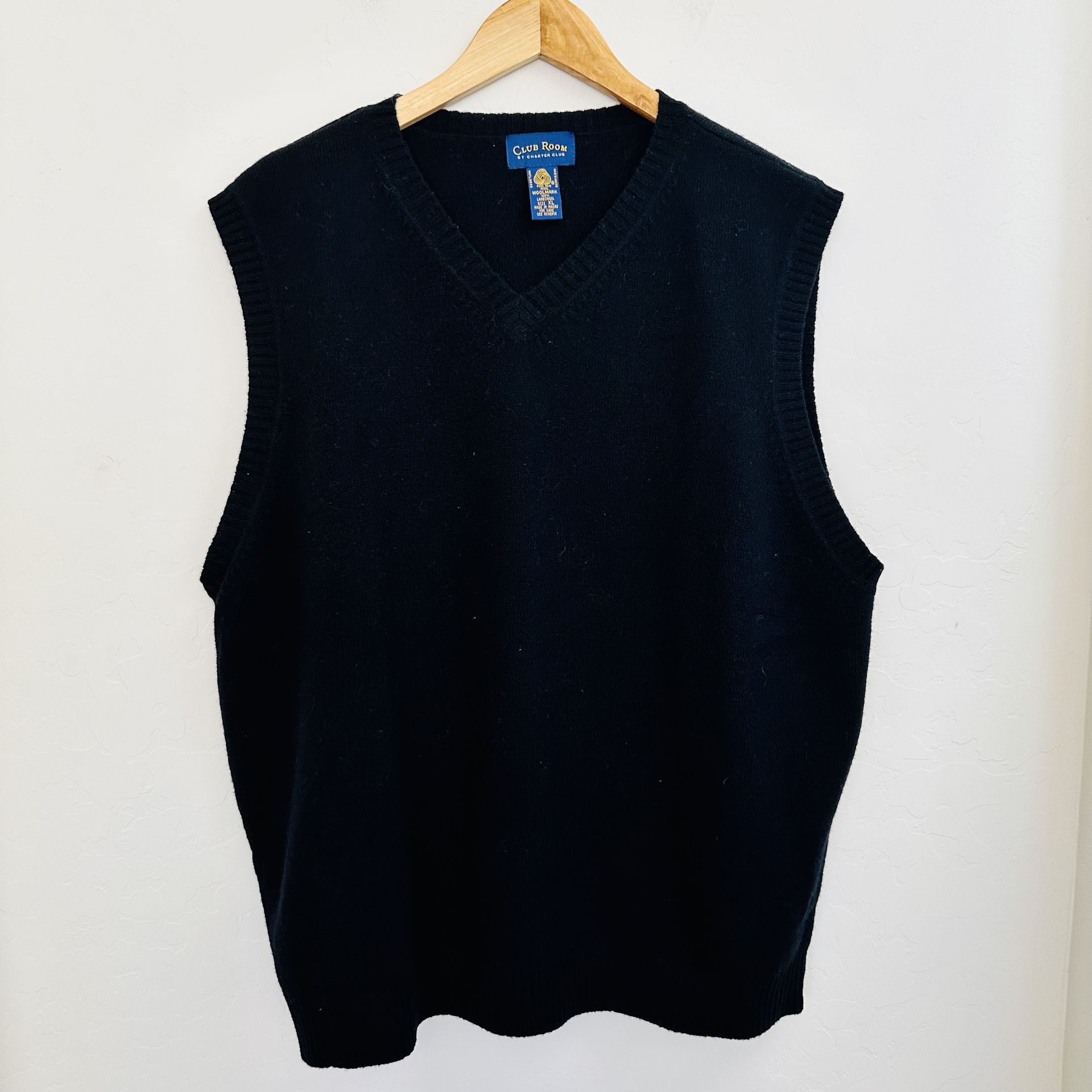 Club Room Mens Sweater Vest Size XL