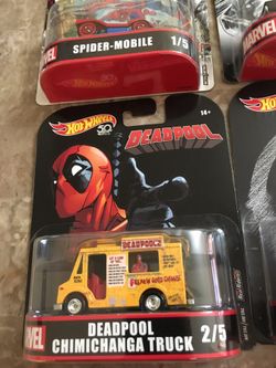 Hot Wheels Deadpool Chimichanga 164 Scale Vehicle