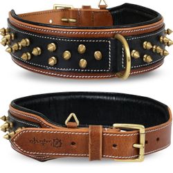 Genuine Leather Dog Collar by Leatherific