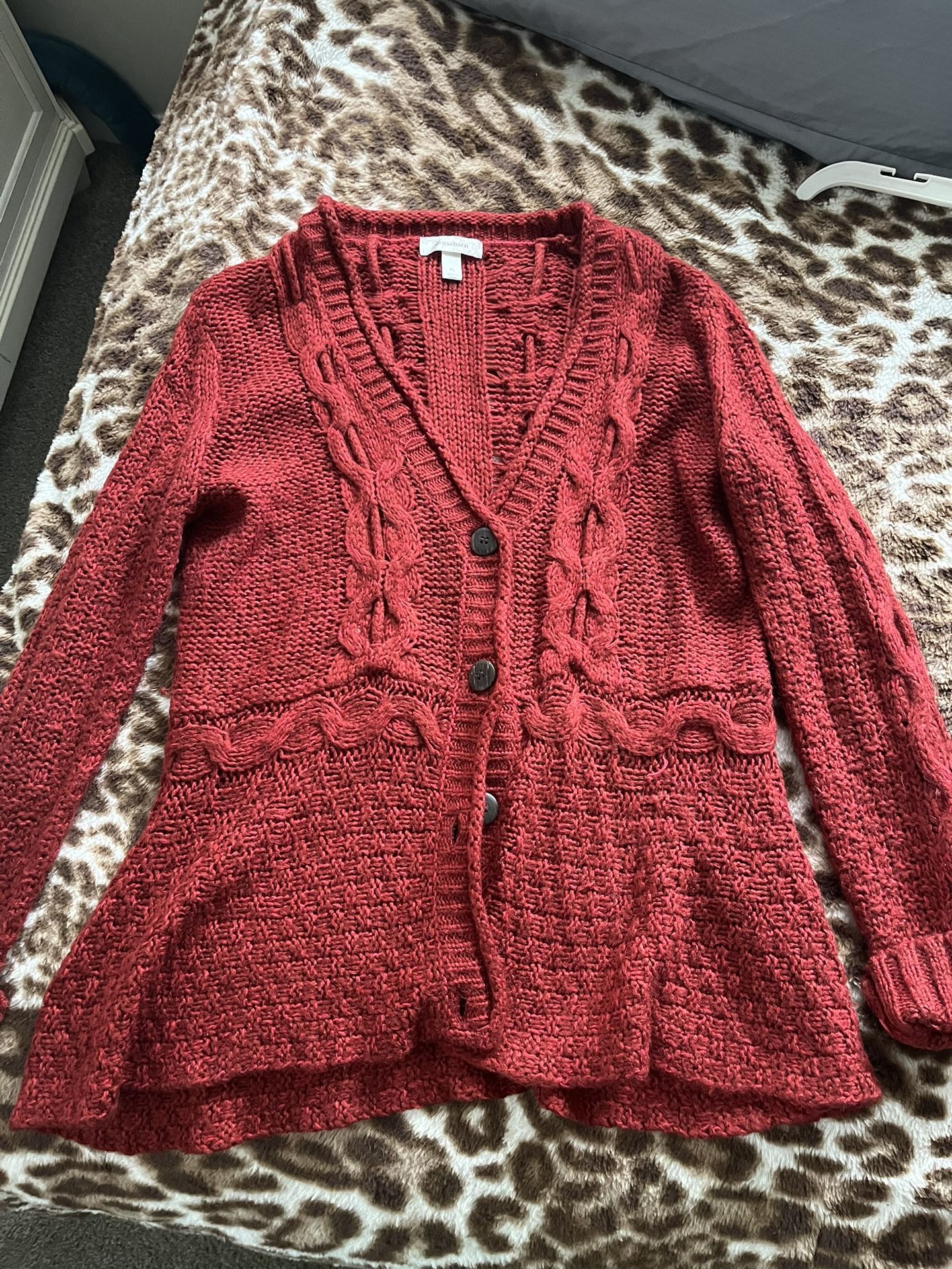 Red Cardigan 