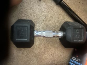 Pair of 20lb dumbbells. $40. No best offers.