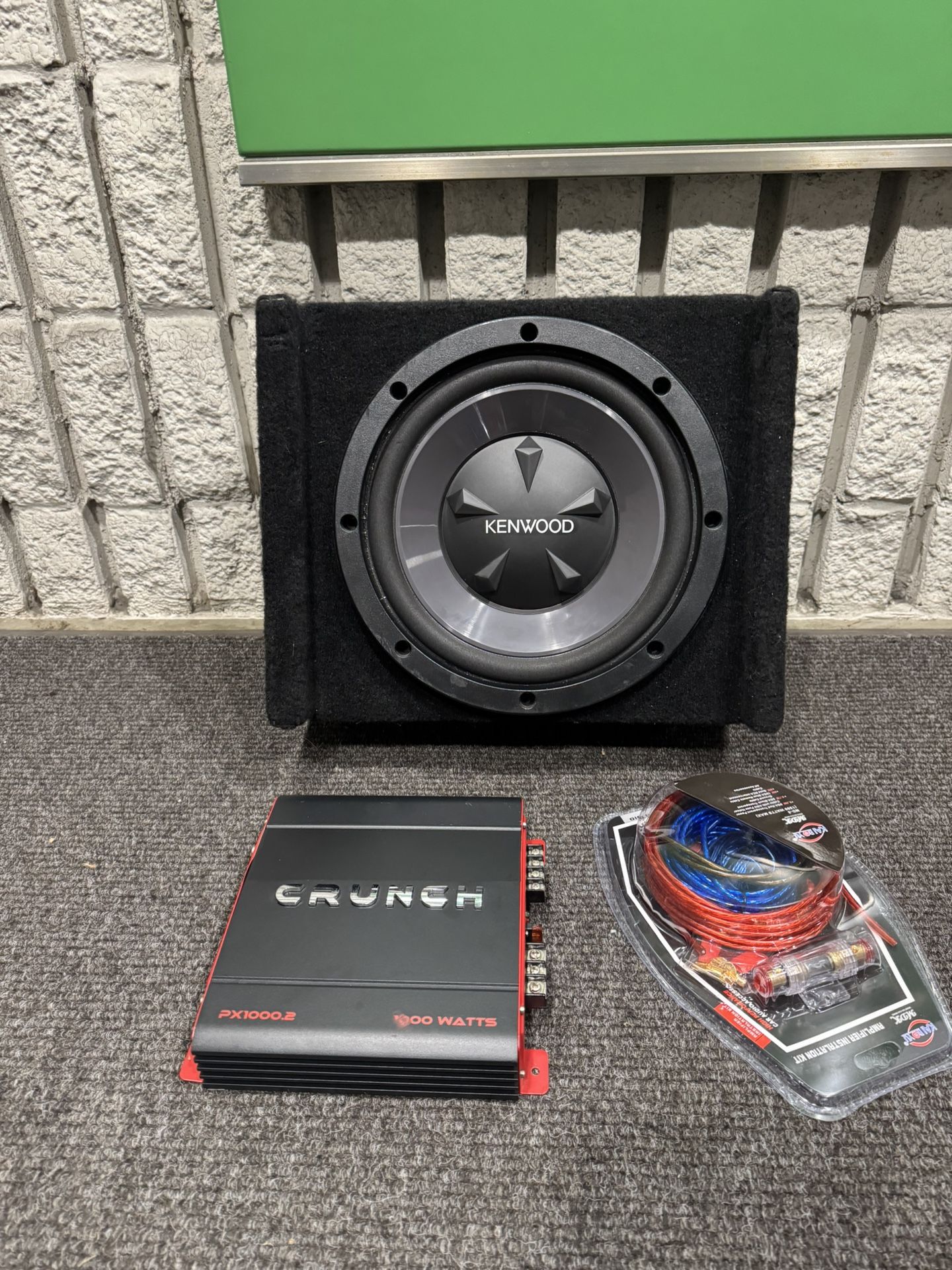 Kenwood 12 Inch sub With Amp