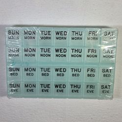 Week Pill Sorter 4 Times A Day