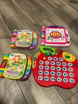 Bundle of 4 Interactive Electronic Learning Toys (VTech & LeapFrog) - Like New