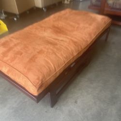 Futon/Chase Lounge Chair, Lays Into Bed Or Chair. Both Are Nice. & Dresser. Or Buffet Table Or Sofa & Bench Day Bed Plus More