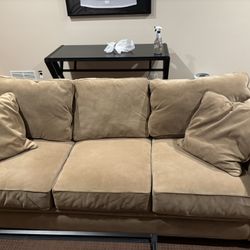 Soft Suede Material Couch 