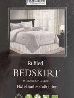 TopCare Ruffled Bedskirt Hotel Suites Collection